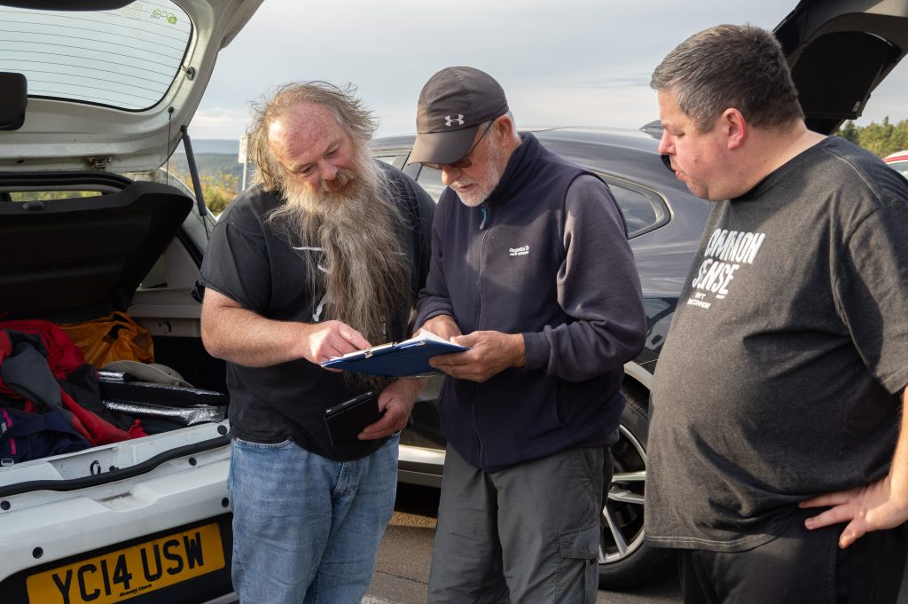 Pilots waiting for scores